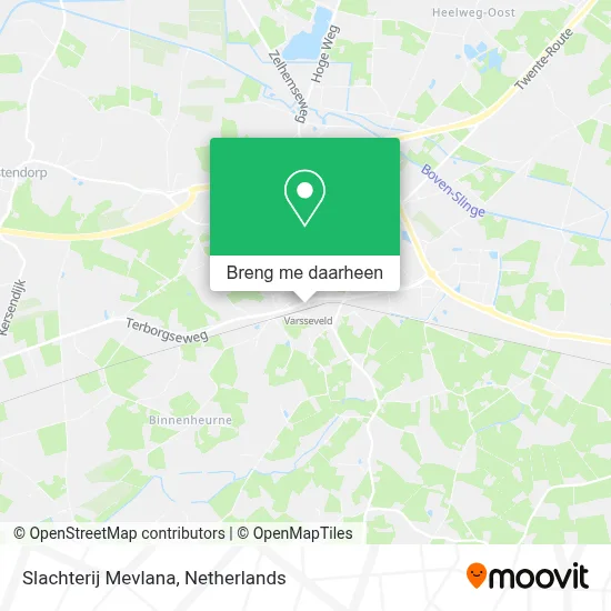 Slachterij Mevlana kaart