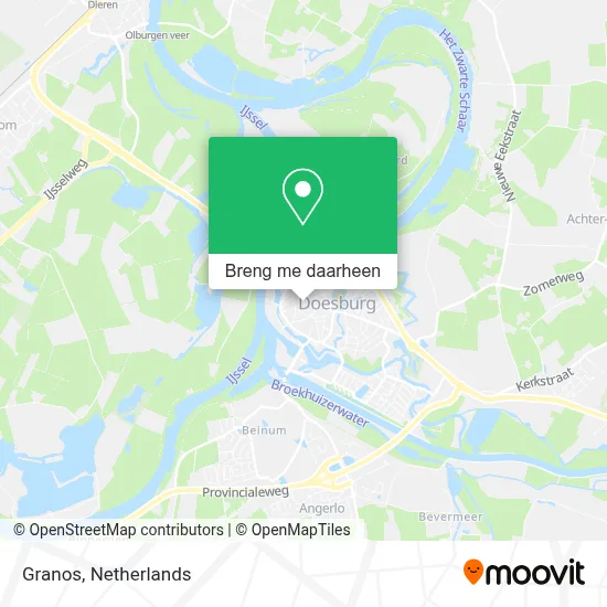 Granos kaart