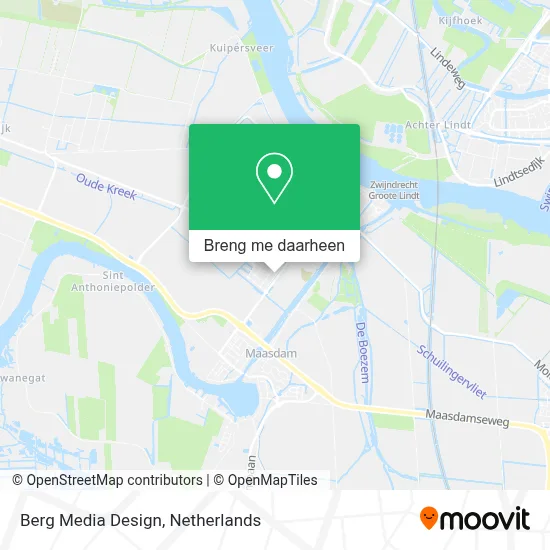 Berg Media Design kaart