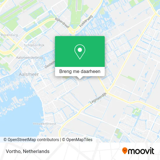 Vortho kaart