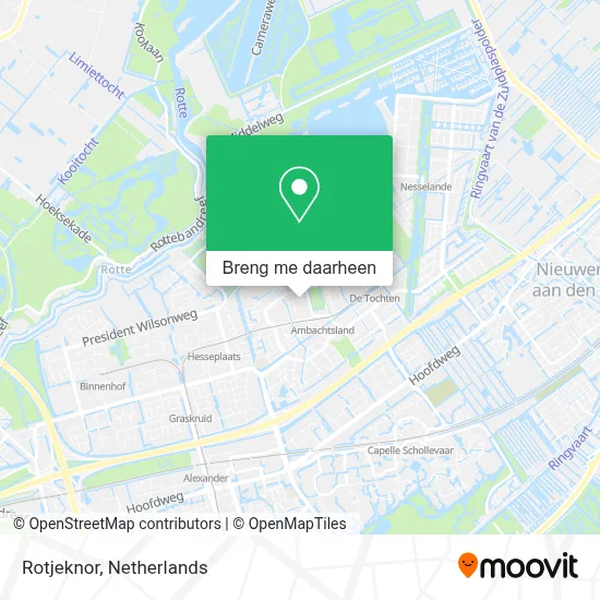 Rotjeknor kaart