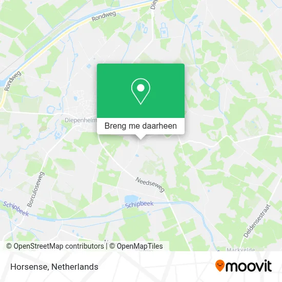 Horsense kaart