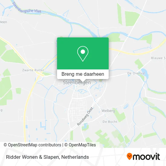 Ridder Wonen & Slapen kaart