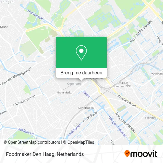 Foodmaker Den Haag kaart