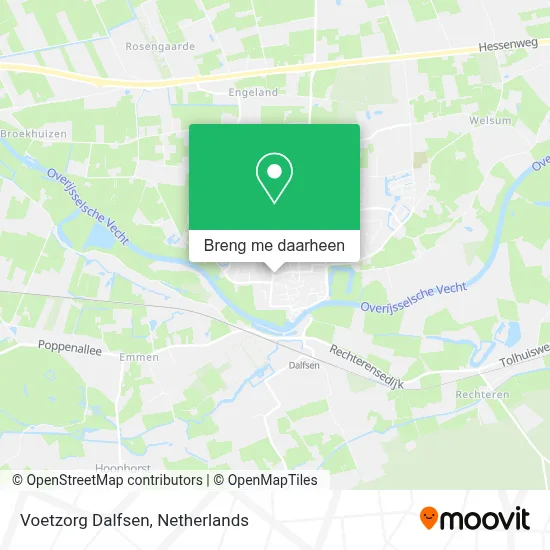Voetzorg Dalfsen kaart