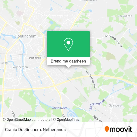 Cranio Doetinchem kaart