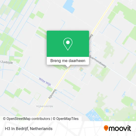 H3 In Bedrijf kaart