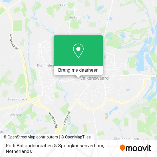 Rodi Ballondecoraties & Springkussenverhuur kaart
