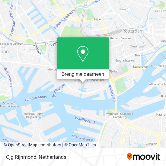 Cjg Rijnmond kaart