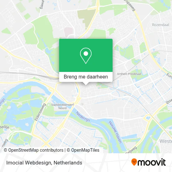 Imocial Webdesign kaart