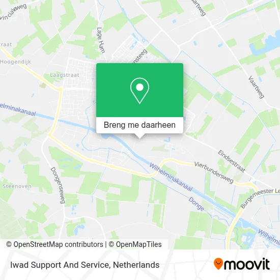 Iwad Support And Service kaart