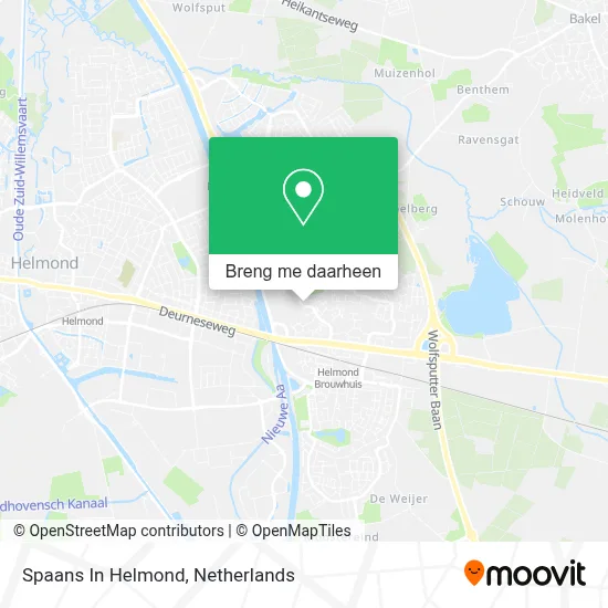 Spaans In Helmond kaart