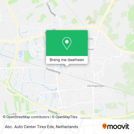 Abc. Auto Center Tires Ede kaart