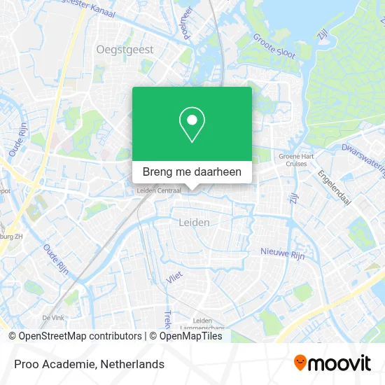 Proo Academie kaart