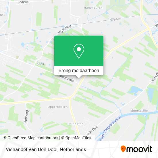 Vishandel Van Den Dool kaart