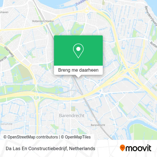 Da Las En Constructiebedrijf kaart