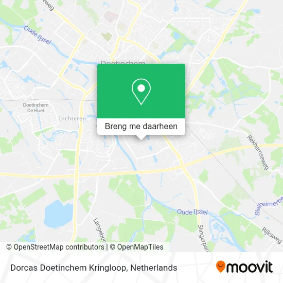 Dorcas Doetinchem Kringloop kaart