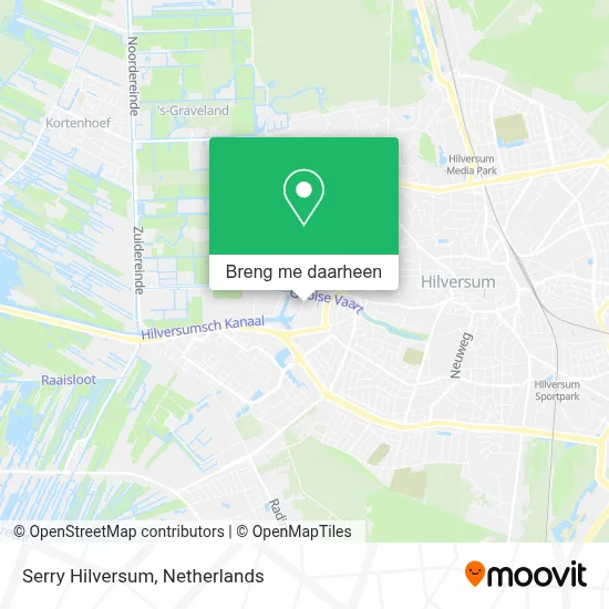 Serry Hilversum kaart