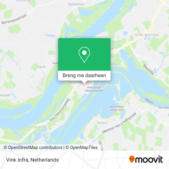 Vink Infra kaart