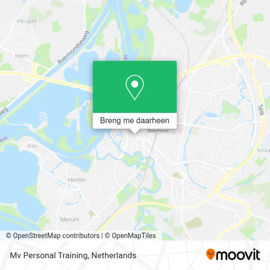 Mv Personal Training kaart