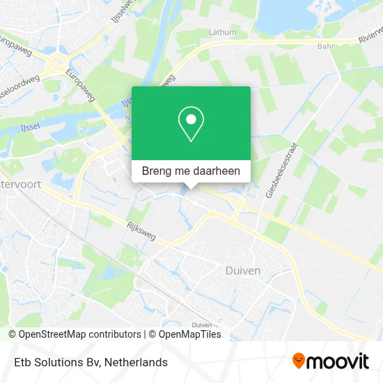 Etb Solutions Bv kaart