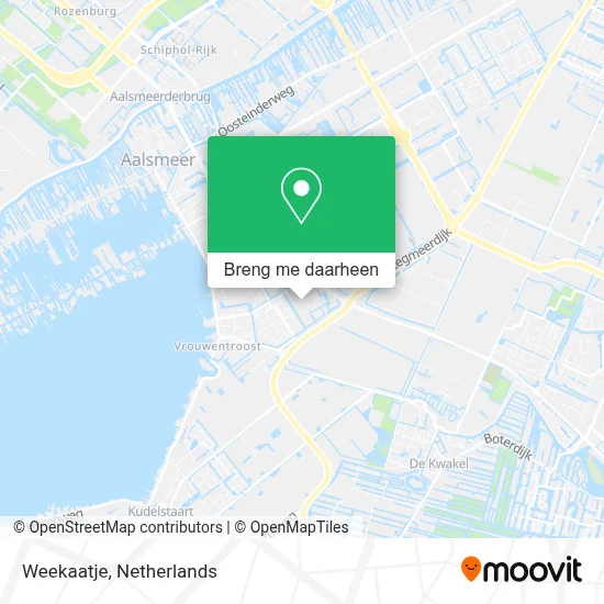 Weekaatje kaart