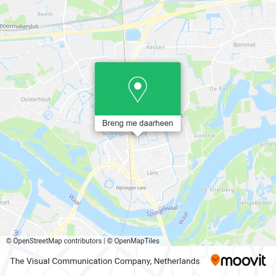 The Visual Communication Company kaart