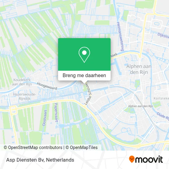 Asp Diensten Bv kaart