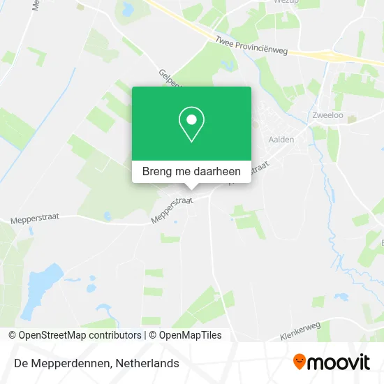 De Mepperdennen kaart