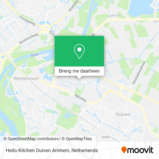 Hello Kitchen Duiven Arnhem kaart