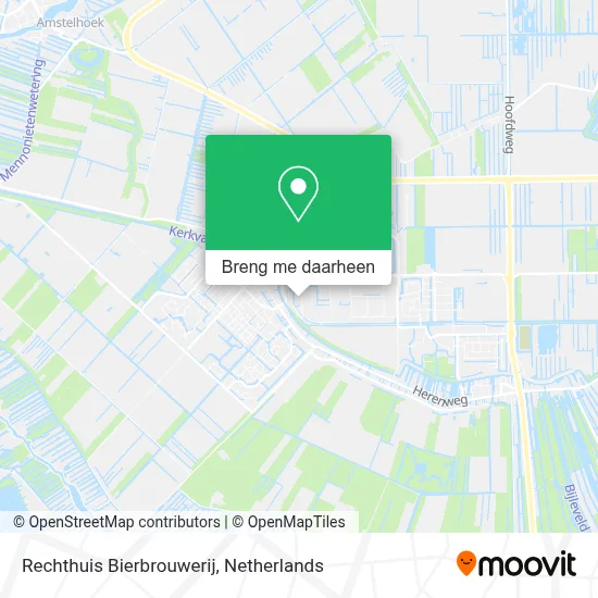 Rechthuis Bierbrouwerij kaart