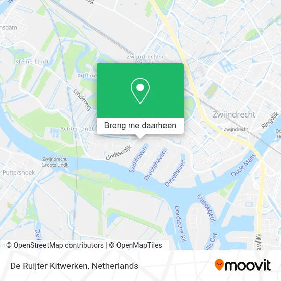 De Ruijter Kitwerken kaart