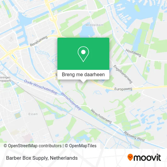 Barber Box Supply kaart
