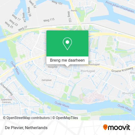 De Plevier kaart