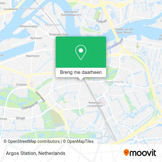 Argos Station kaart