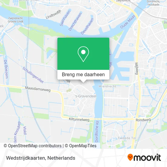 Wedstrijdkaarten kaart