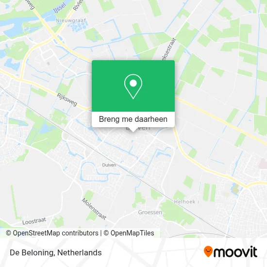 De Beloning kaart