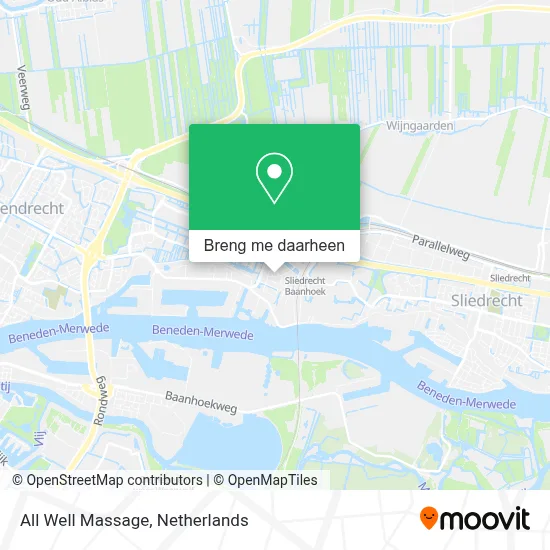 All Well Massage kaart