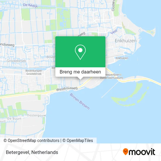 Betergevel kaart