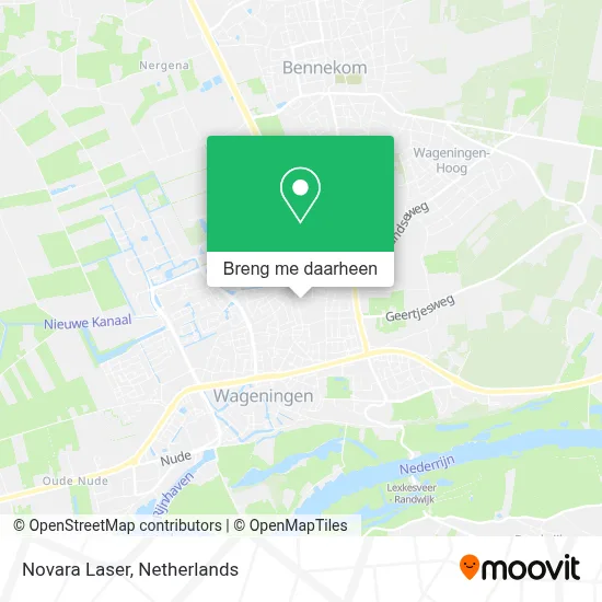 Novara Laser kaart