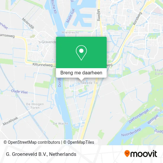 G. Groeneveld B.V. kaart