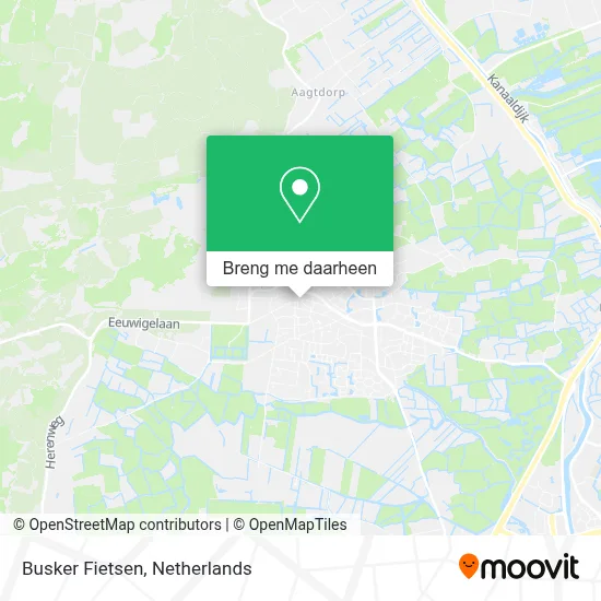 Busker Fietsen kaart