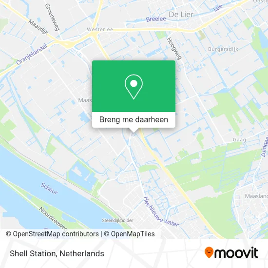 Shell Station kaart