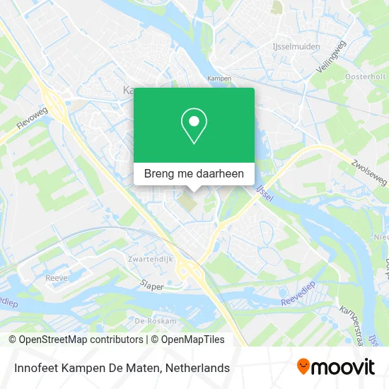 Innofeet Kampen De Maten kaart