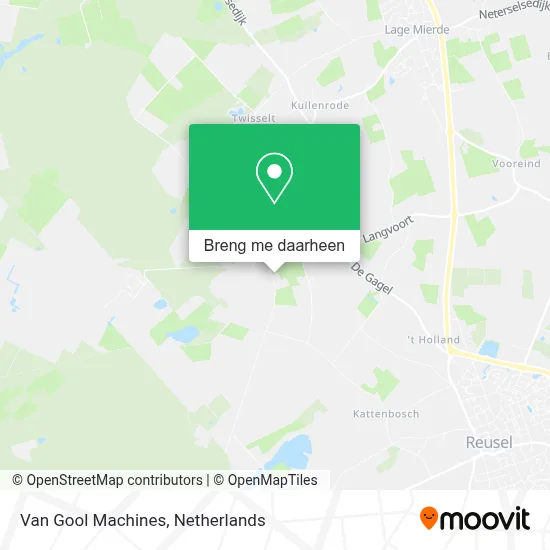 Van Gool Machines kaart