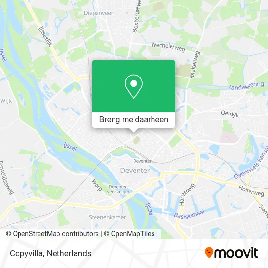 Copyvilla kaart