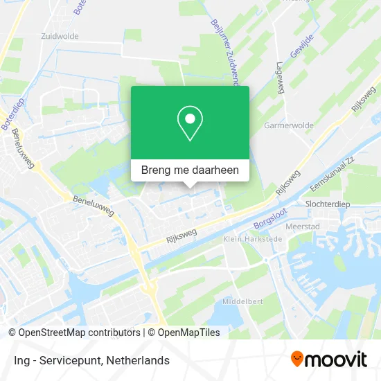 Ing - Servicepunt kaart