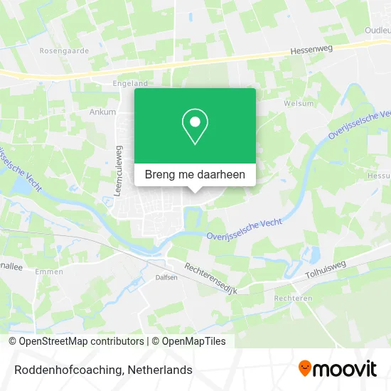 Roddenhofcoaching kaart