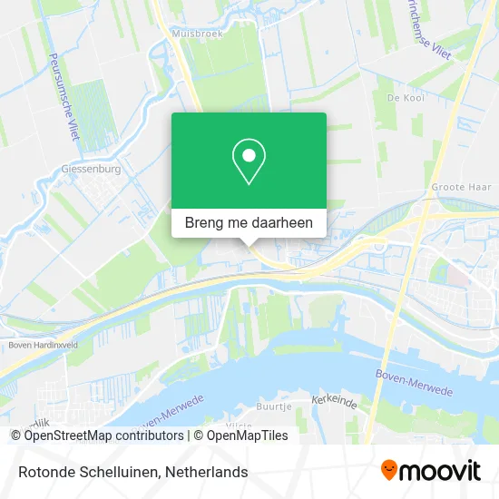 Rotonde Schelluinen kaart