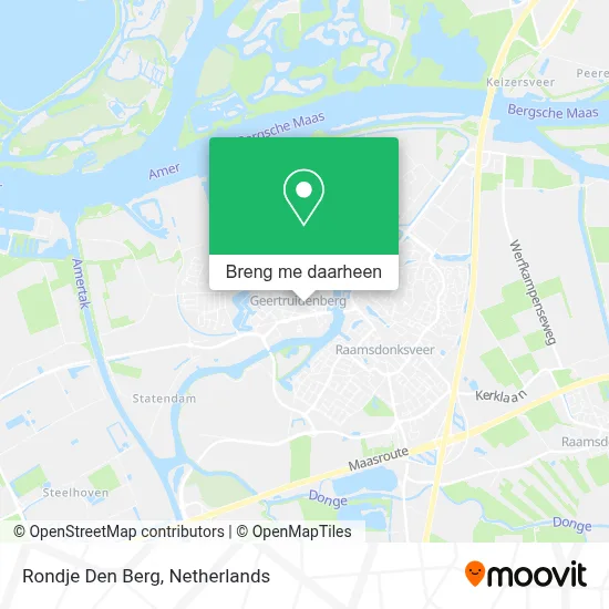 Rondje Den Berg kaart